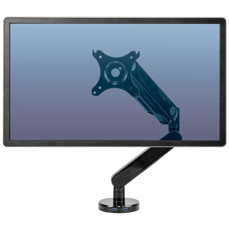 Fellowes bras de moniteur Platinum Series, argent, jusqu'à 32 pouces, capacité 8 kg